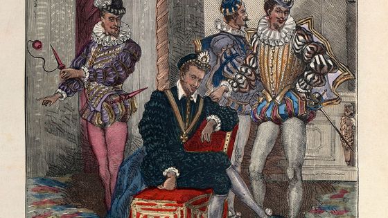 Le roi Henri III (1551 - 1589) et ses Mignons ©AFP - © Josse/Leemage