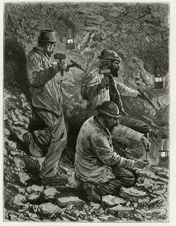 Des mineurs de charbon en Belgique