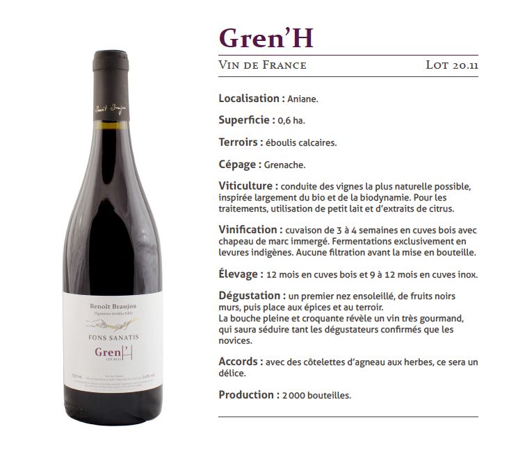 Gren’H, cette bouteille fait généralement l'unanimité à table !