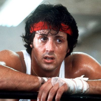 Sylvester Stalone en 1979, lors du tournage de "Rocky II", film qu'il a lui-même réalisé en 1979