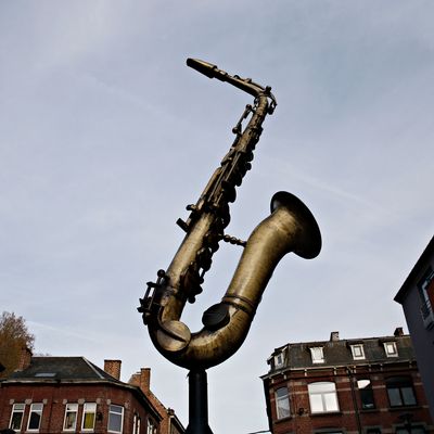 Saxophone dans la ville d'Adolphe de Sax à Dinant en Belgique