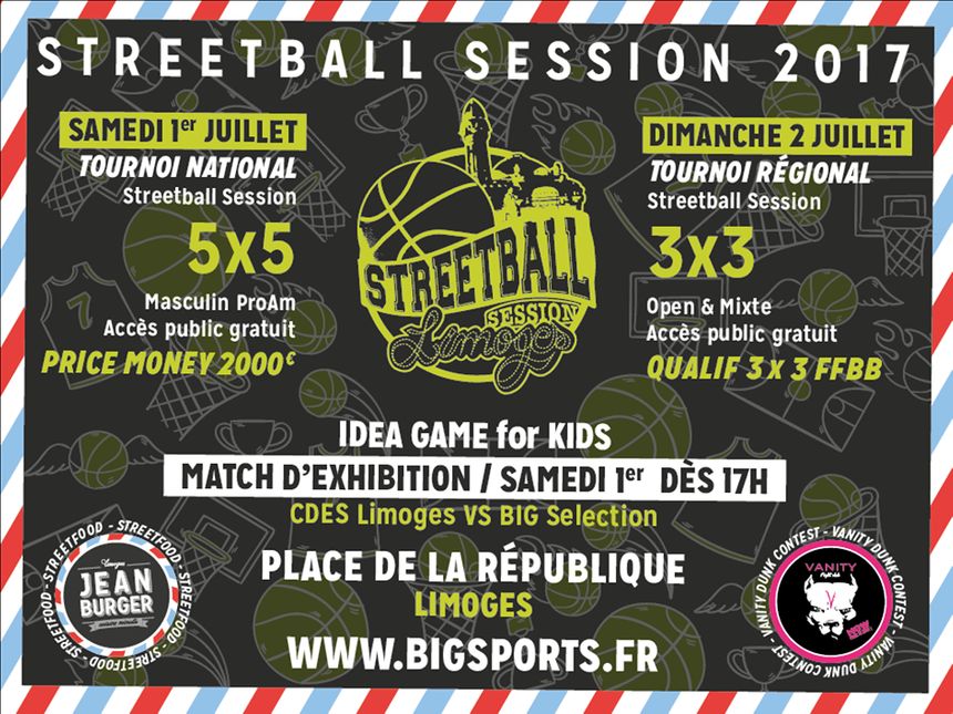 2 jours de basket avec des tournois ouverts à tous les 1er et 2 juillet place de la République à Limoges