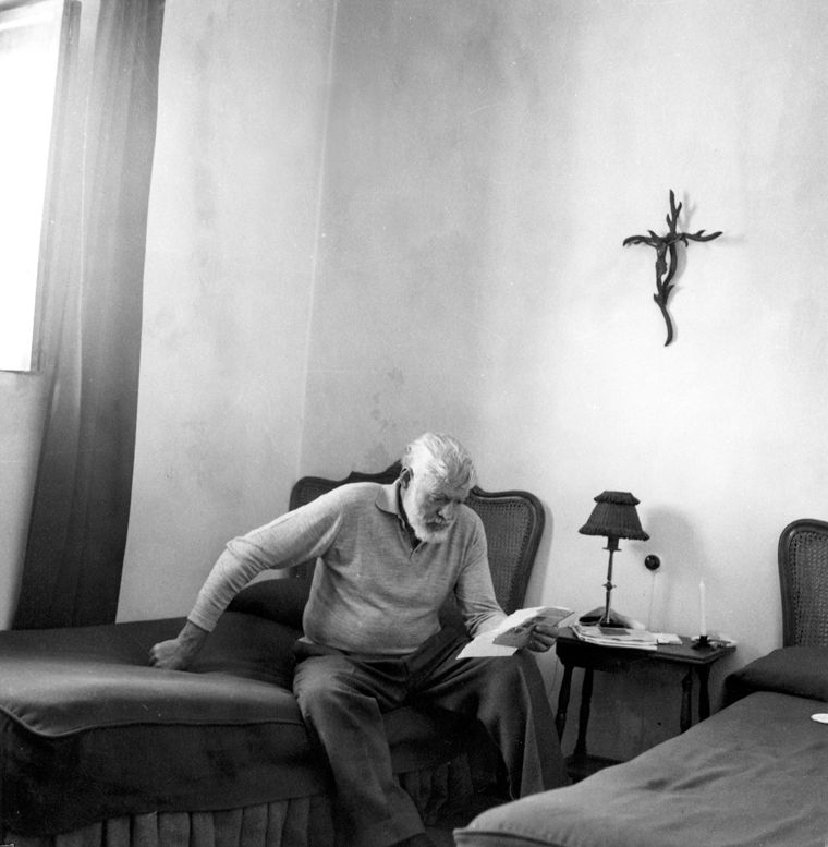 Ertnest Hemingway en Espagne en 1959