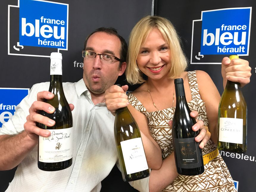 Jérémy Cadière aime : Le domaine Croix de Saint Privat et l’Enclos de la Chance. Les deux coups de coeur de Patricia Huczek : le Clos des Augustins et le Domaine des Conquêtes