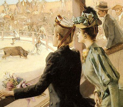 A la corrida, XIXe siècle