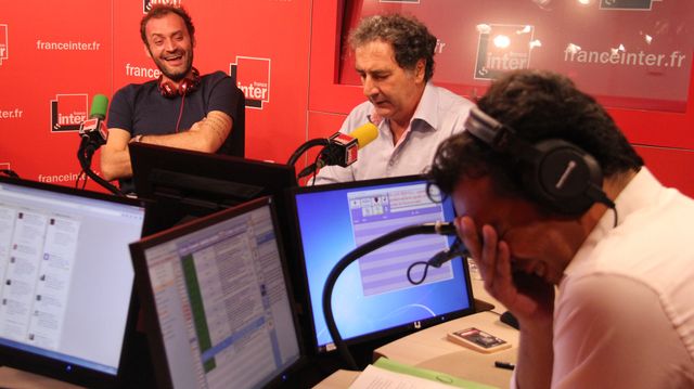 Augustin Trapenard, François Morel et Patrick Cohen