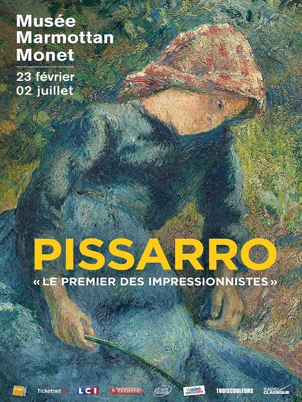 affiche de l'exposition "Pissaro" au musée Marmottan
