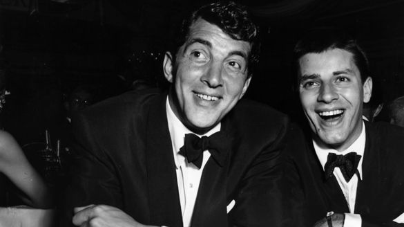 Dean Martin (gauche) et Jerry Lewis | photo : Express Newspapers/Getty Images