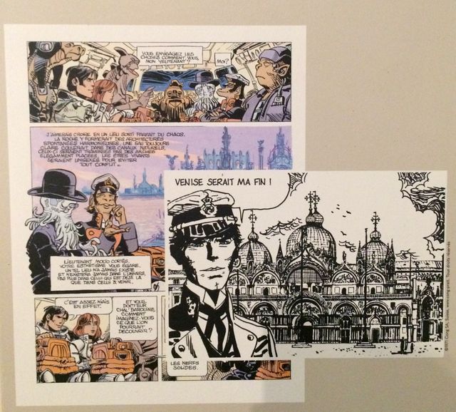 Dans les BD de la série Valérian et Laureline, les clins d'oeil sont nombreux, comme ici avec l'allusion à Corto Maltese le personnage d'Hugo Pratt