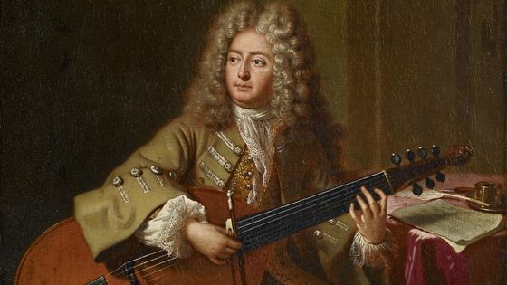 Portrait du musicien Marin Marais en 1704 par André Bouys (1656-1740) - RMN
