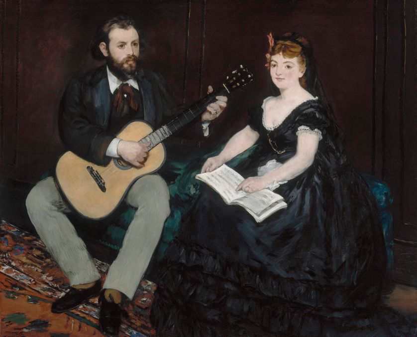 La Leçon de musique, 1870