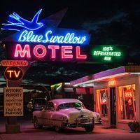 The "Blue Swallow Motel" - Tucumcari