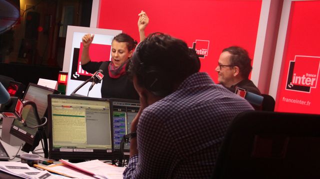 Nicole Ferroni, Patrick Cohen et Thomas Legrand