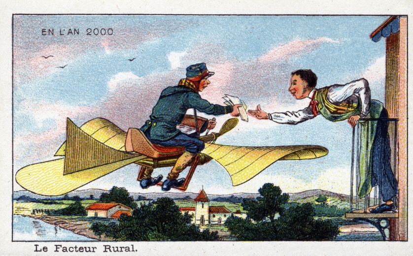 Futuredays: A Nineteenth Century Vision of the Year 2000 - Serie "En l'an 2000" : le facteur rural