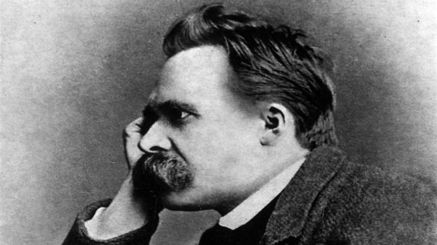 Portrait de Frédéric Nietzsche par le photographe Gustav Schultze, 1882