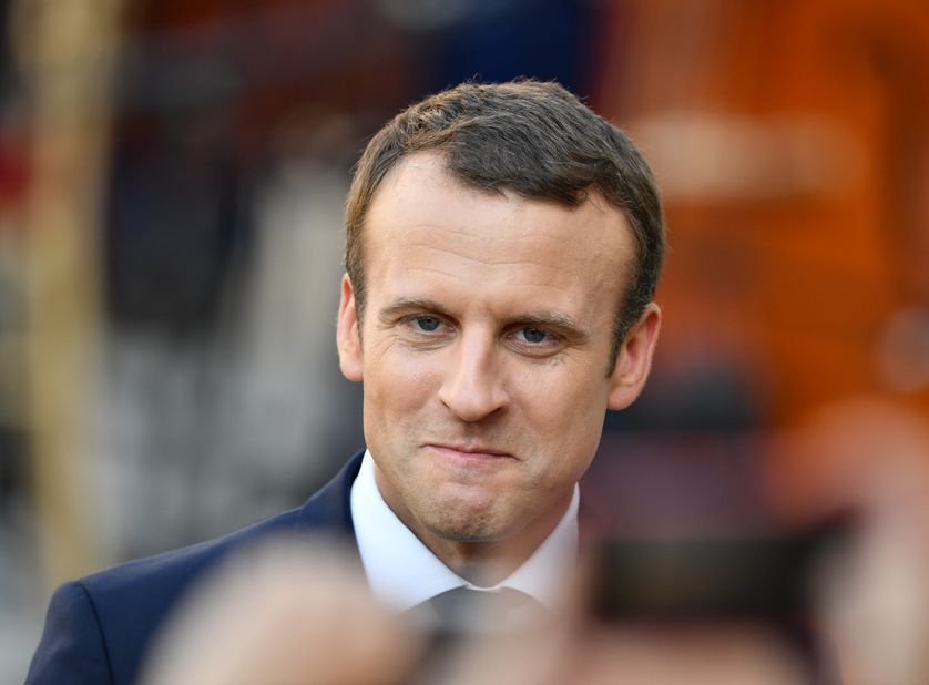 Le président français Emmanuel Macron