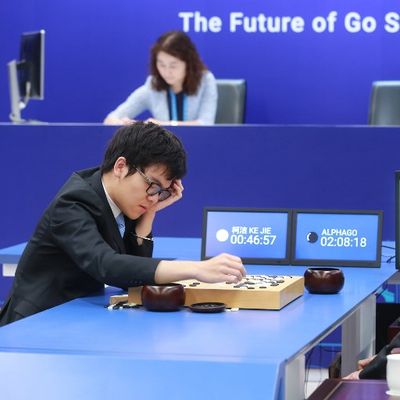 Ke Jie contre Alphago, en mai dernier