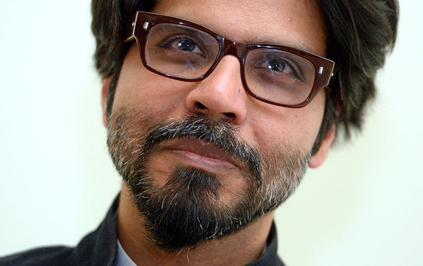 Portrait de Pankaj Mishra à la foire du livre de Leipzig