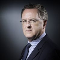 Richard Ferrand lors d'une séance photo pour l'AFP le 18 avril dernier