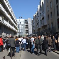 Marche blanche en hommage à Sarah Halimi, le 9 avril 2017 à Paris