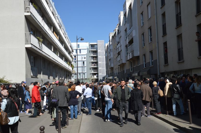 Marche blanche en hommage à Sarah Halimi, le 9 avril 2017 à Paris