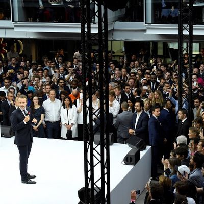 Emmanuel Macron inaugure la Station F (29/06/2017)