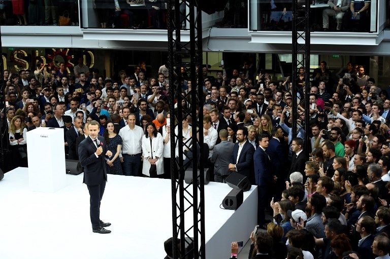 Emmanuel Macron inaugure la Station F (29/06/2017)