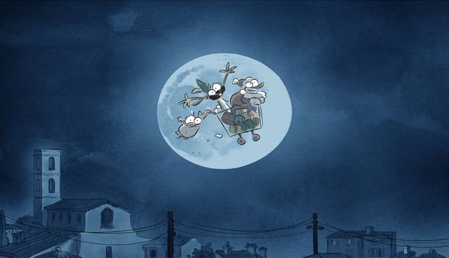 Extrait d'un Noël parfait, l'un des moyens-métrages du "Grand méchant renard" de Benjamin Renner, et Patrick Imbert