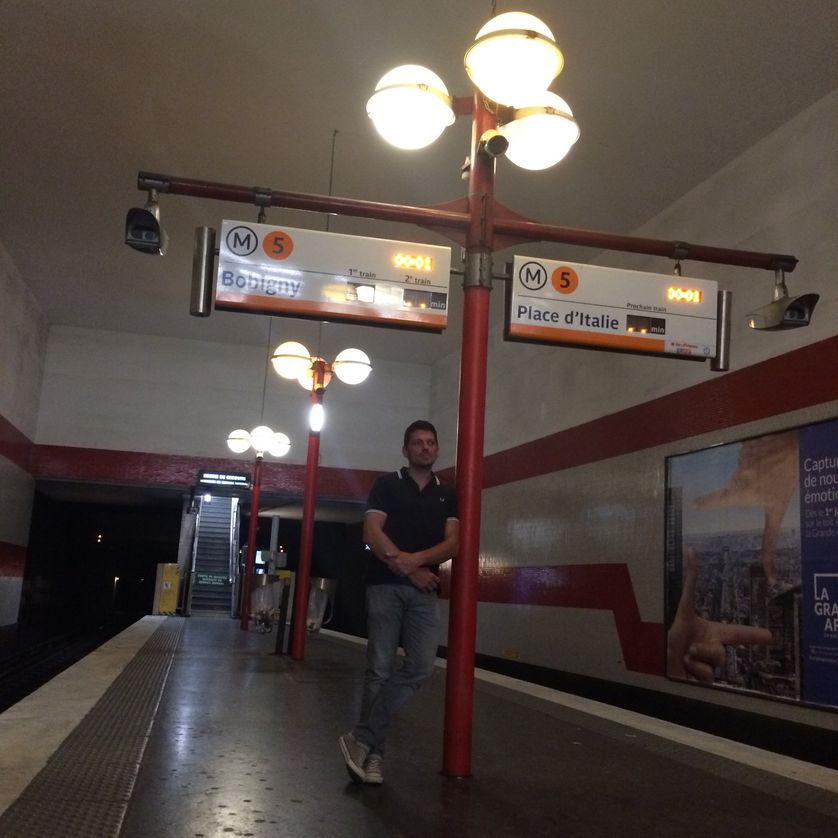 Renaud Barillet directeur de la Bellevilloise, sur la ligne 5.