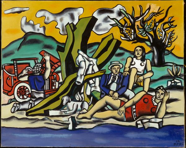 Fernand Léger, La Partie de campagne (Deuxième état), 1953, Huile sur toile, 130,5 x 162 cm Achat grâce au Fonds du Patrimoine et avec la participation des éditions Adrien Maeght, 1986 numéro d’inventaire AM 1986-66 Collection Centre Pompidou, Paris,