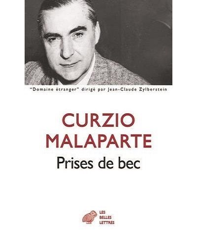 couverture de "Prises de bec" de Curzio Malaparte (Les belles lettres)