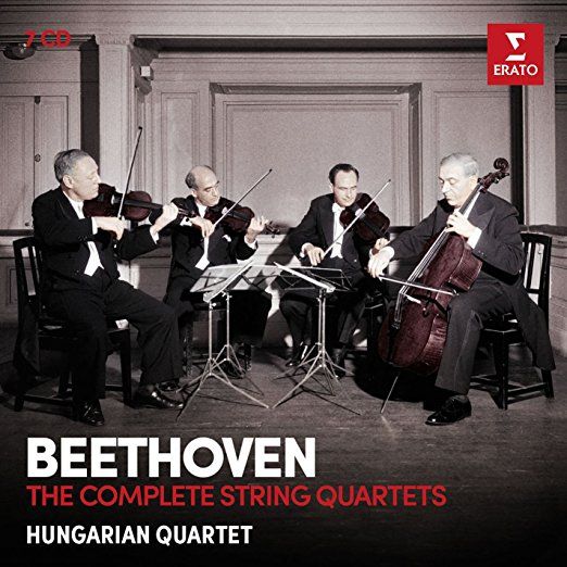 Le Quatuor Hongrois joue Beethoven, réédition (Erato)