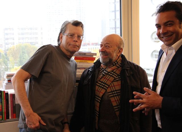 avec Stephen King (novembre 2013)