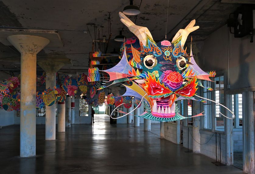 Ce qu’exposer veut dire. Session 2017 : Les actions culturelles en milieu carcéral . Installation artistique à Alcatraz