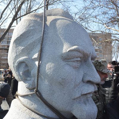 la statue de Félix Dzerjinski