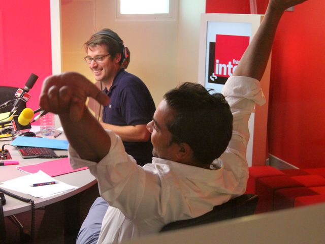 Bruno Duvic et Patrick Cohen (août 2013)