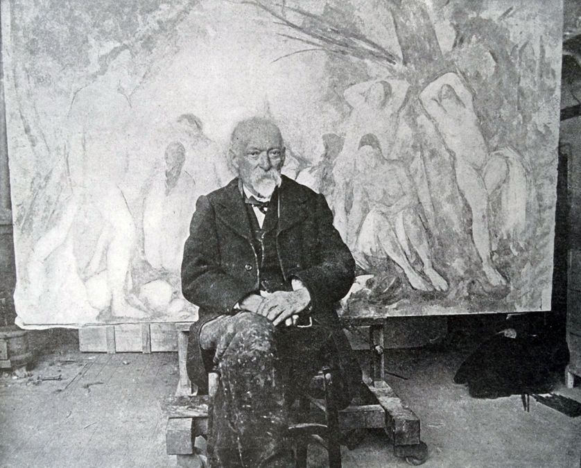 Portrait de Paul Cézanne en 1905