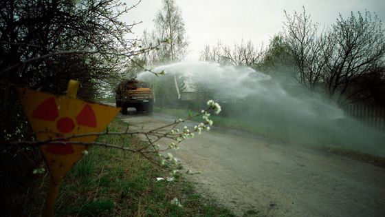 5 mai 1986, après l'évacuation de Tchernobyl ©Getty - Igor Kostin