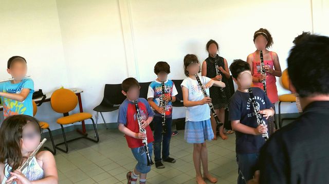 Répétition des enfants de l'orchestre Demos