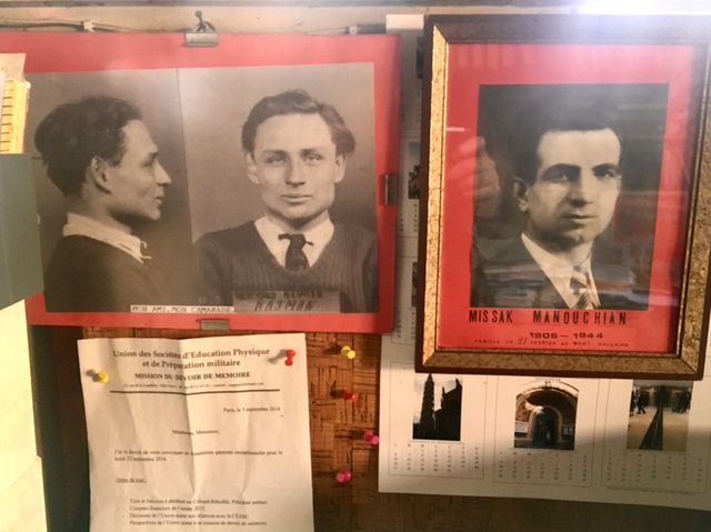 Photos de Manouchian et Rajman chez Arsène Tchakarian
