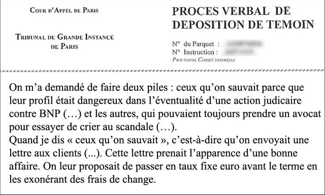 Extrait du procès-verbal de Nathalie Chevallier
