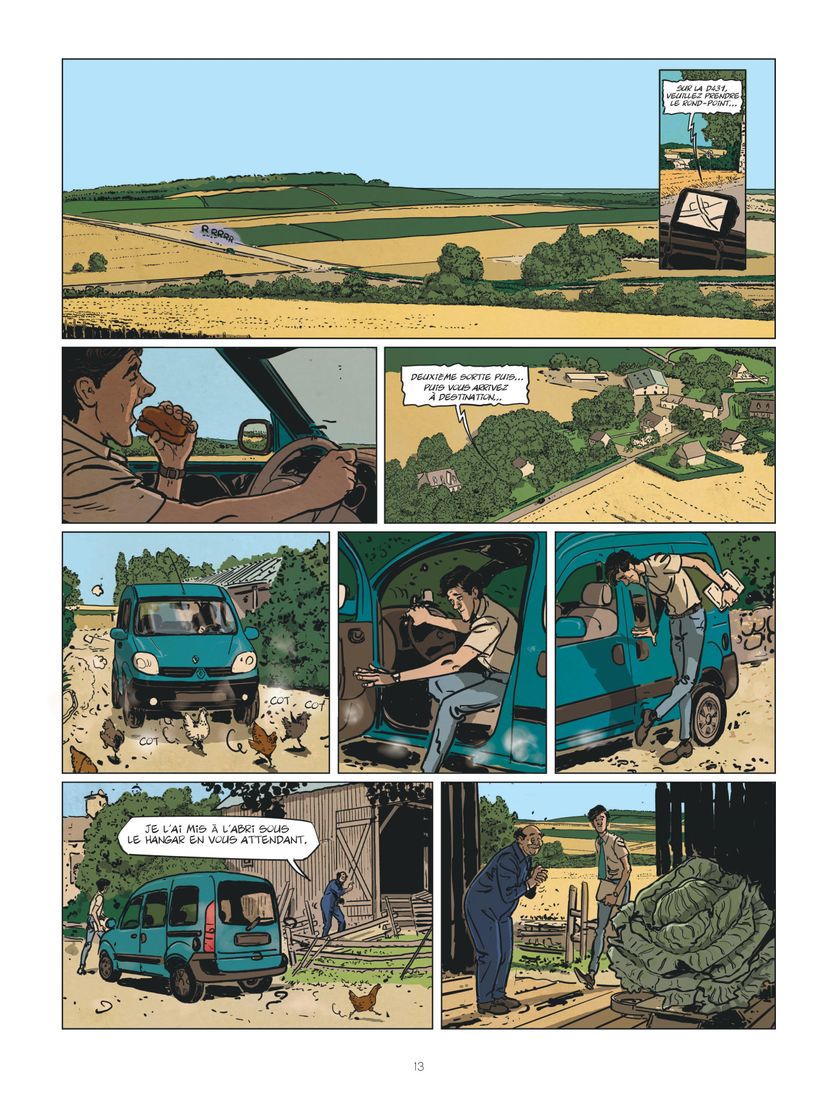 Planche du "Guide mondial des records" de Tonino Benacquista et Nicolas Barral