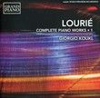 Lourié : Intégrale des oeuvres pour piano GRAND PIANO (2016)