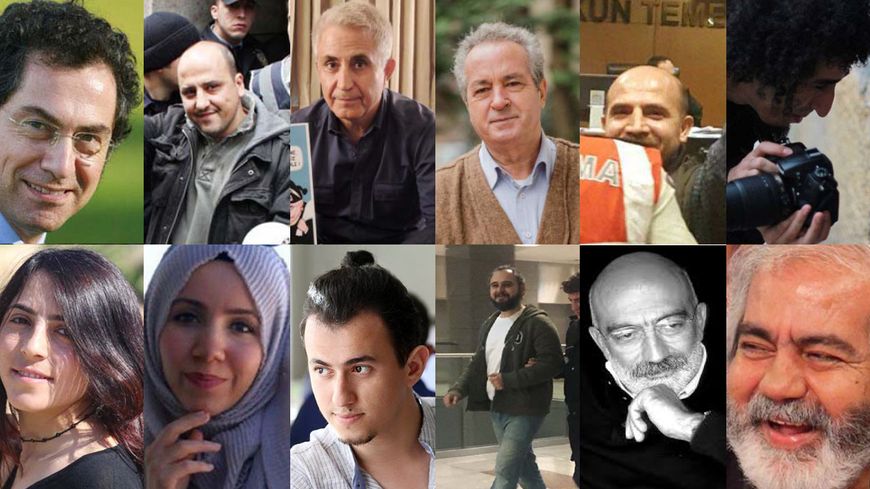 Douze journalistes, sur les 166 actuellement en prison en Turquie.