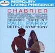 Paul Paray dirige Chabrier et Roussel MERCURY (1959)