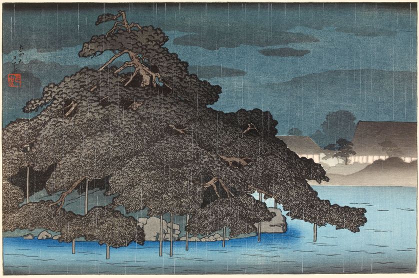 Pluie du soir sur Matsushima, Kawase Hasui, 1920
