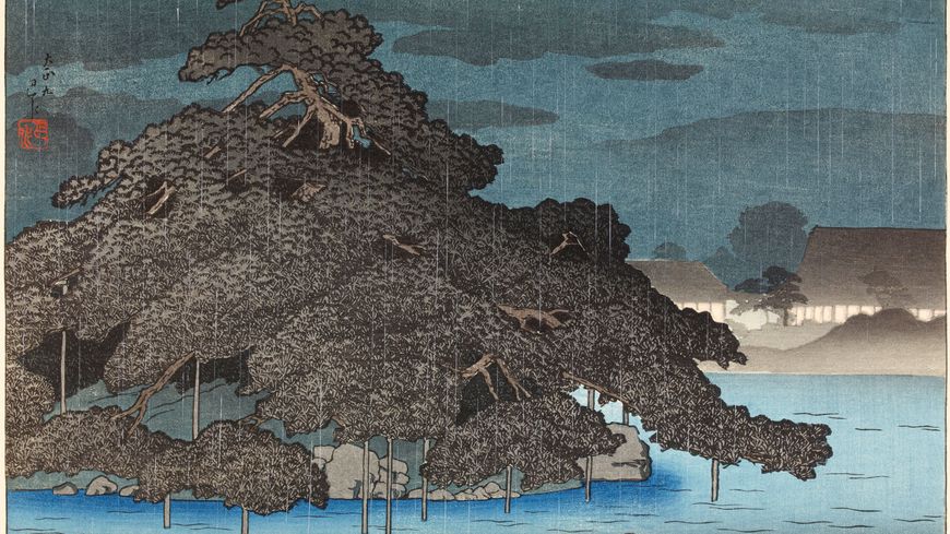 Pluie du soir sur Matsushima, Kawase Hasui, 1920