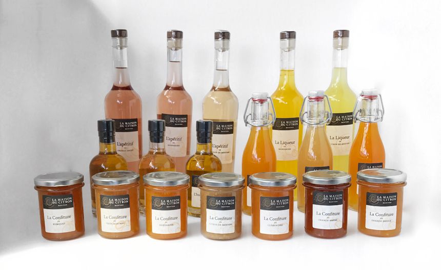 confitures, liqueurs, sirops, le citron donne naissance à une jolie gamme de produits