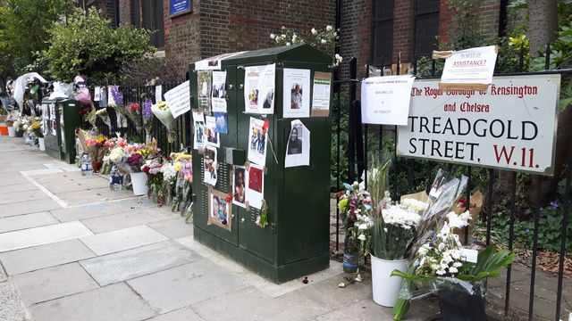 Hommage aux victimes de l'incendie de la tour Grenfell