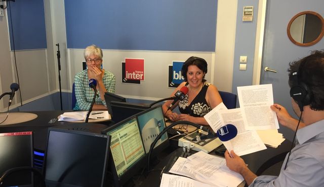 Marion Duvigneau, directrice du patrimoine historique à Nice, et Laure Debeaulieu, rédactrice en chef de France Bleu Azur.